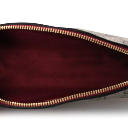 Gucci GG Supreme Monogram Cat Pencil Case Beige Ebony 5 of 9