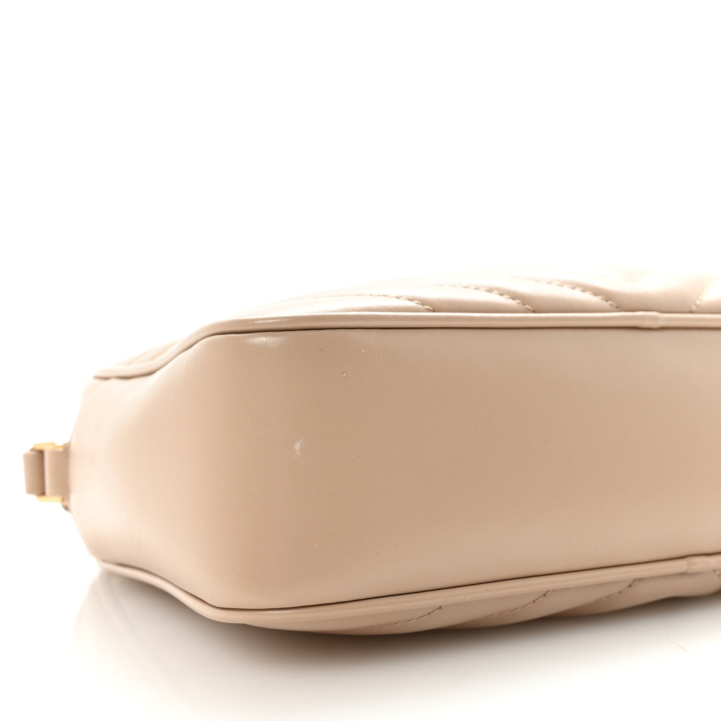 Calfskin Matelasse Monogram Lou Camera Bag Dark Beige