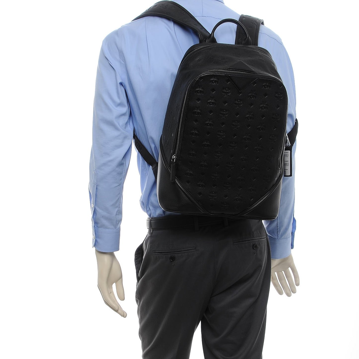 Calfskin Ottomar Monogram Duke Backpack Black