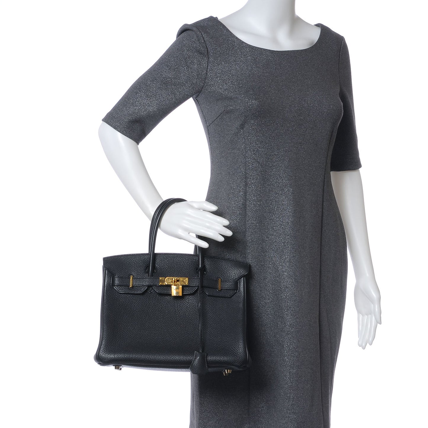 Togo Birkin 30 Black