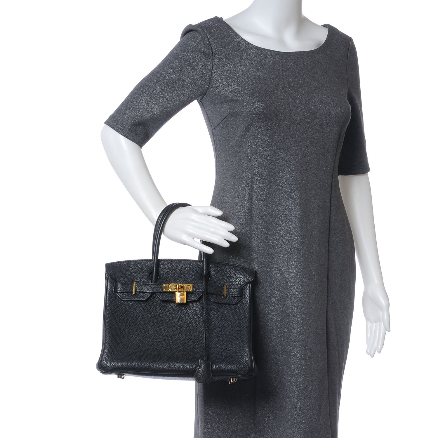 Hermes Togo Birkin 30 Black 2 of 8