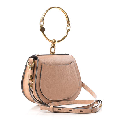 Chloe Calfskin Suede Small Nile Bracelet Bag Biscotti Beige 2 of 9