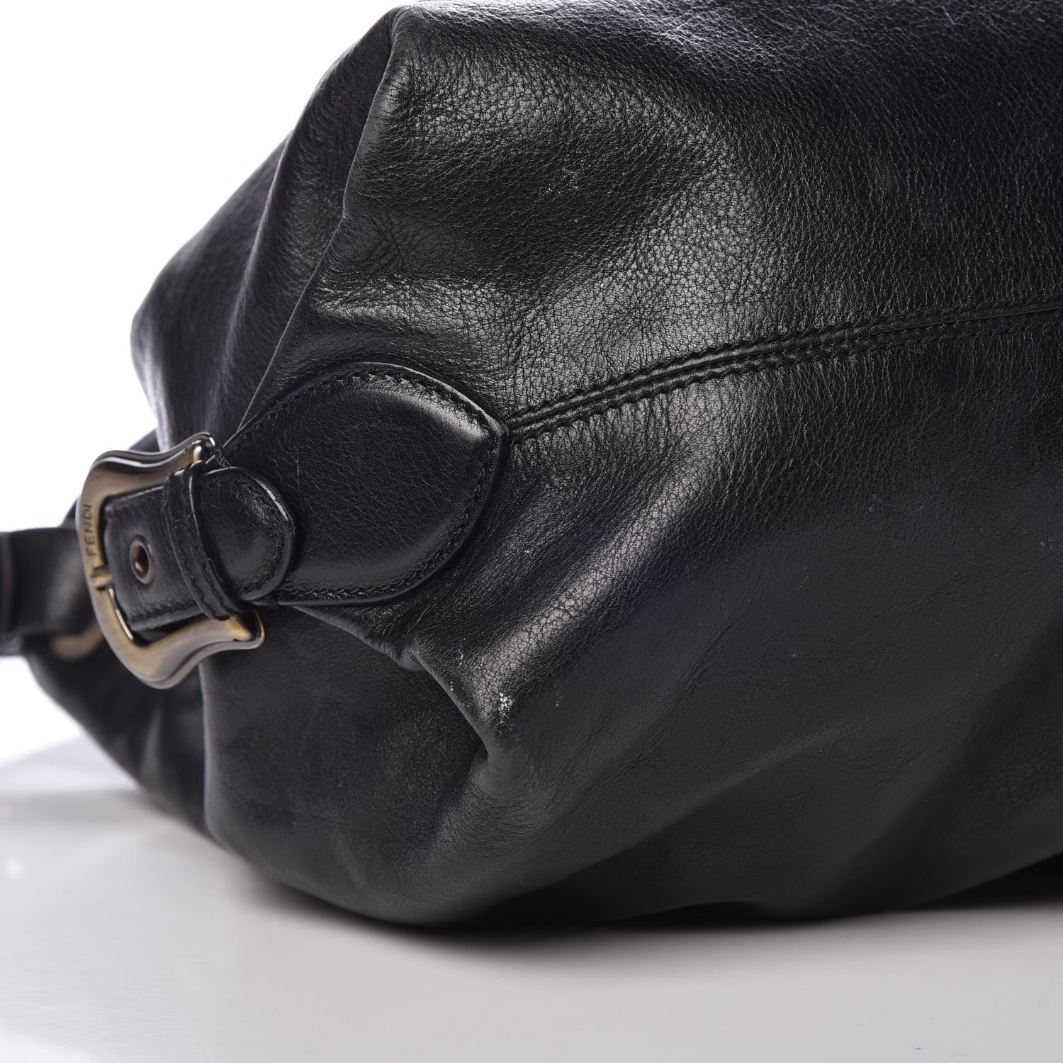 Fendi Vitello Palma Doctor B Hobo Bag Black 11 of 16