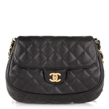 Chanel Caviar Quilted Flap Shoulder Bag Black 1 of 7