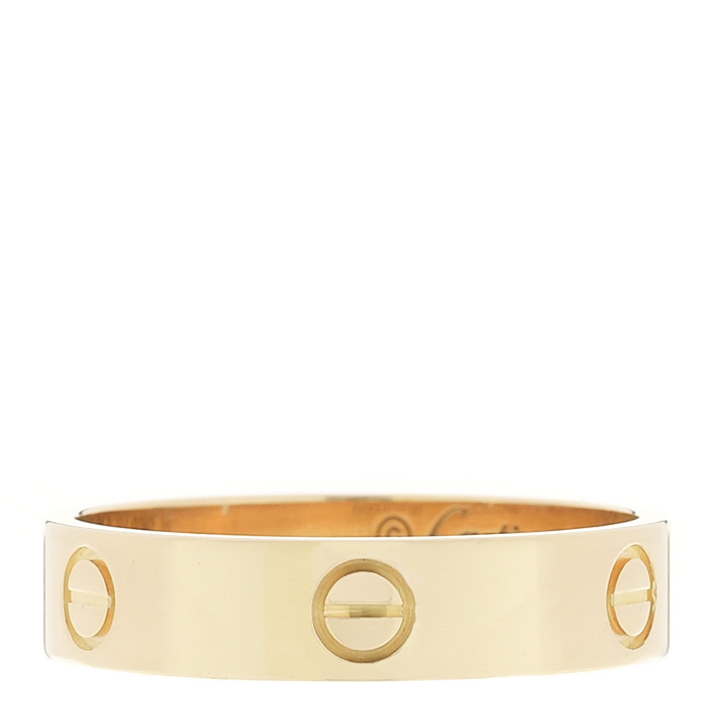 Cartier 18K Yellow Gold 5.5mm LOVE Ring 68 12.25 1 of 5