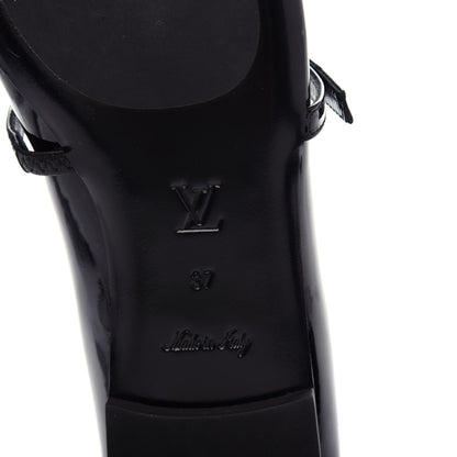 Louis Vuitton Patent Uniformes Ballet Flats 37 Black 9 of 10