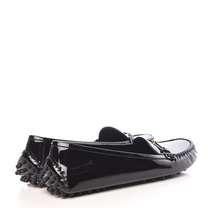 Louis Vuitton Patent Calfskin Farewell Flat Loafer 40 Black 4 of 8