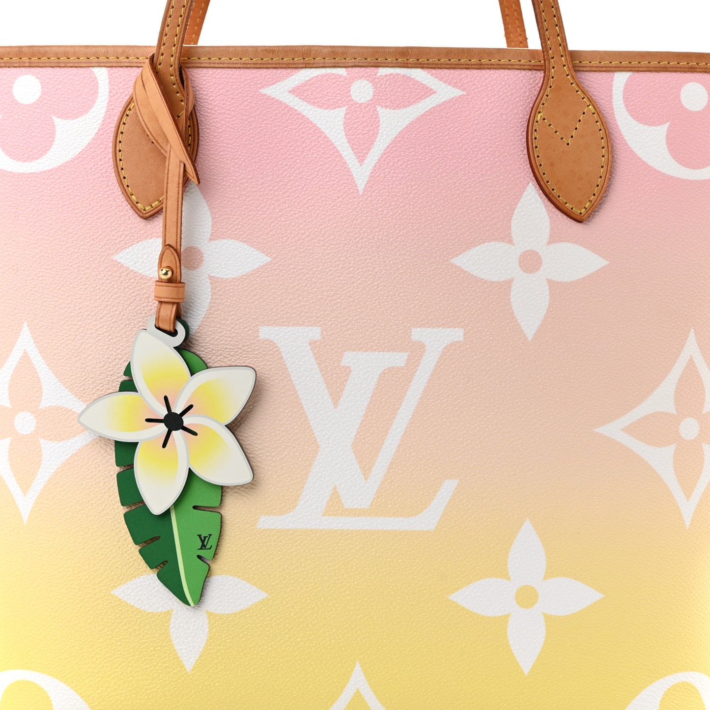 Monogram Giant By The Pool Neverfull MM Light Pink