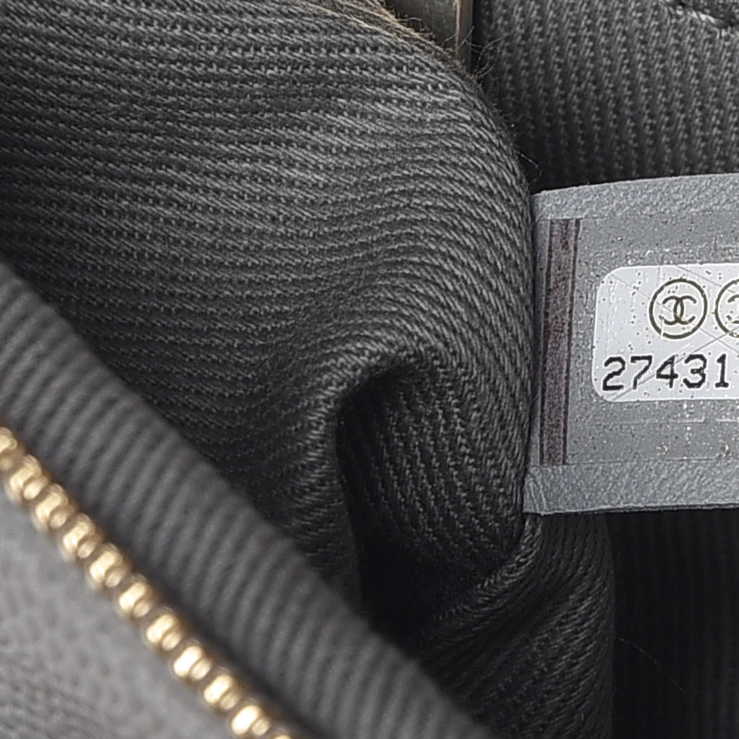 Chanel Caviar Quilted Business Affinity Waist Bag Grey 7 of 8
