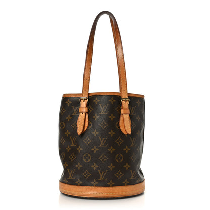 Louis Vuitton Monogram Petit Bucket 23 1 of 9