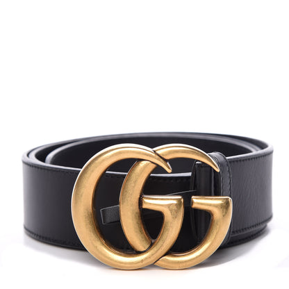 Gucci Calfskin Double G 40mm Belt 95 38 Black 1 of 6