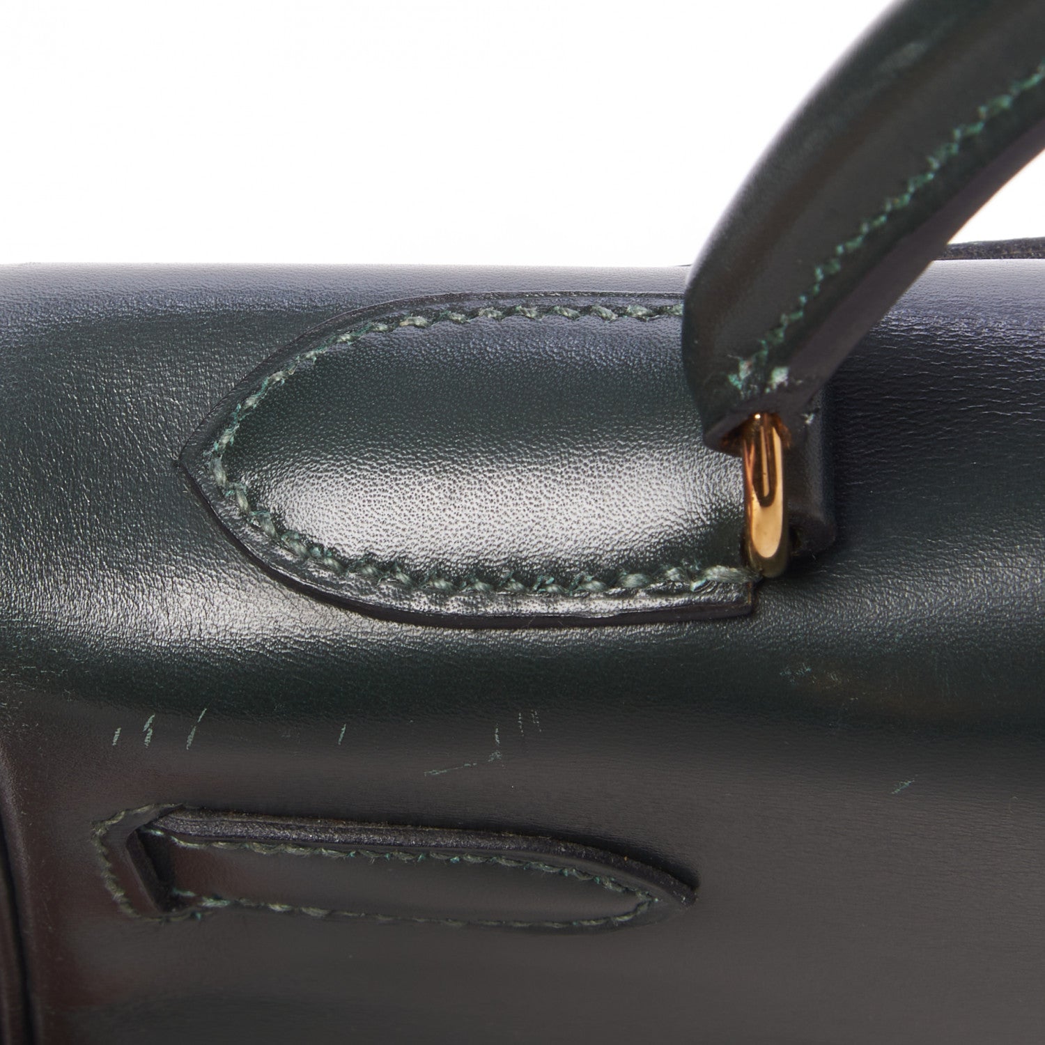 Hermes Box Kelly Sellier 32 Vert Fonce 13 of 32