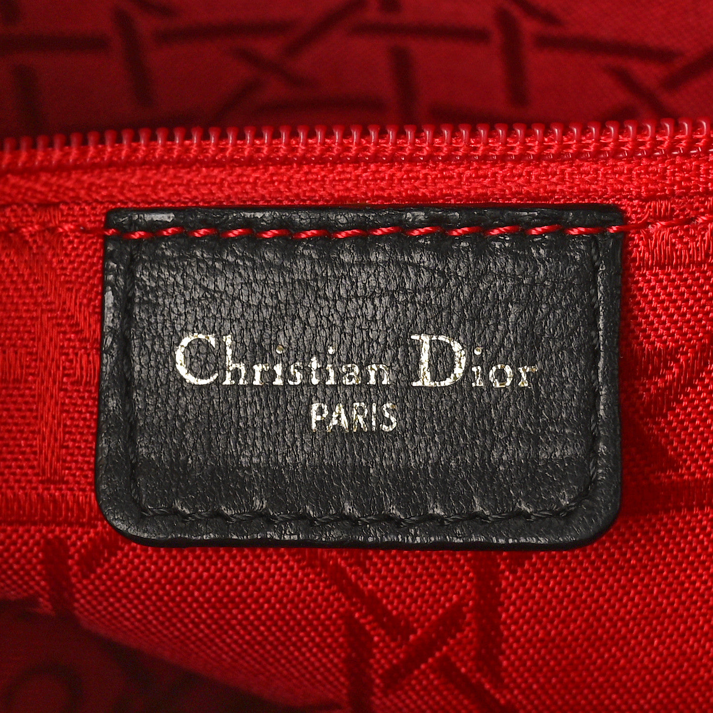 Christian Dior Lambskin Cannage Medium Lady Dior Black 6 of 13