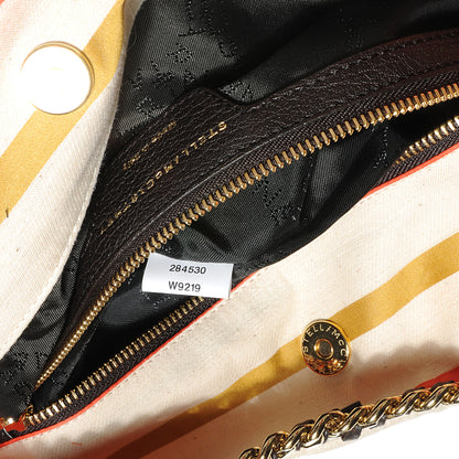 Stella McCartney Cotton Canvas Stripes Falabella Bucket Bag 7 of 8