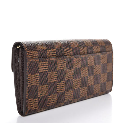 Louis Vuitton Damier Ebene Sarah Wallet NM 3 of 11