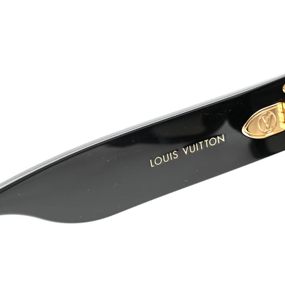 Louis Vuitton Square LV Empreinte Square Sunglasses Z1611E Black 5 of 7