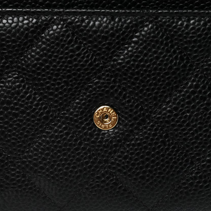 Chanel Caviar Quilted Wallet On Chain WOC Black 8 of 14