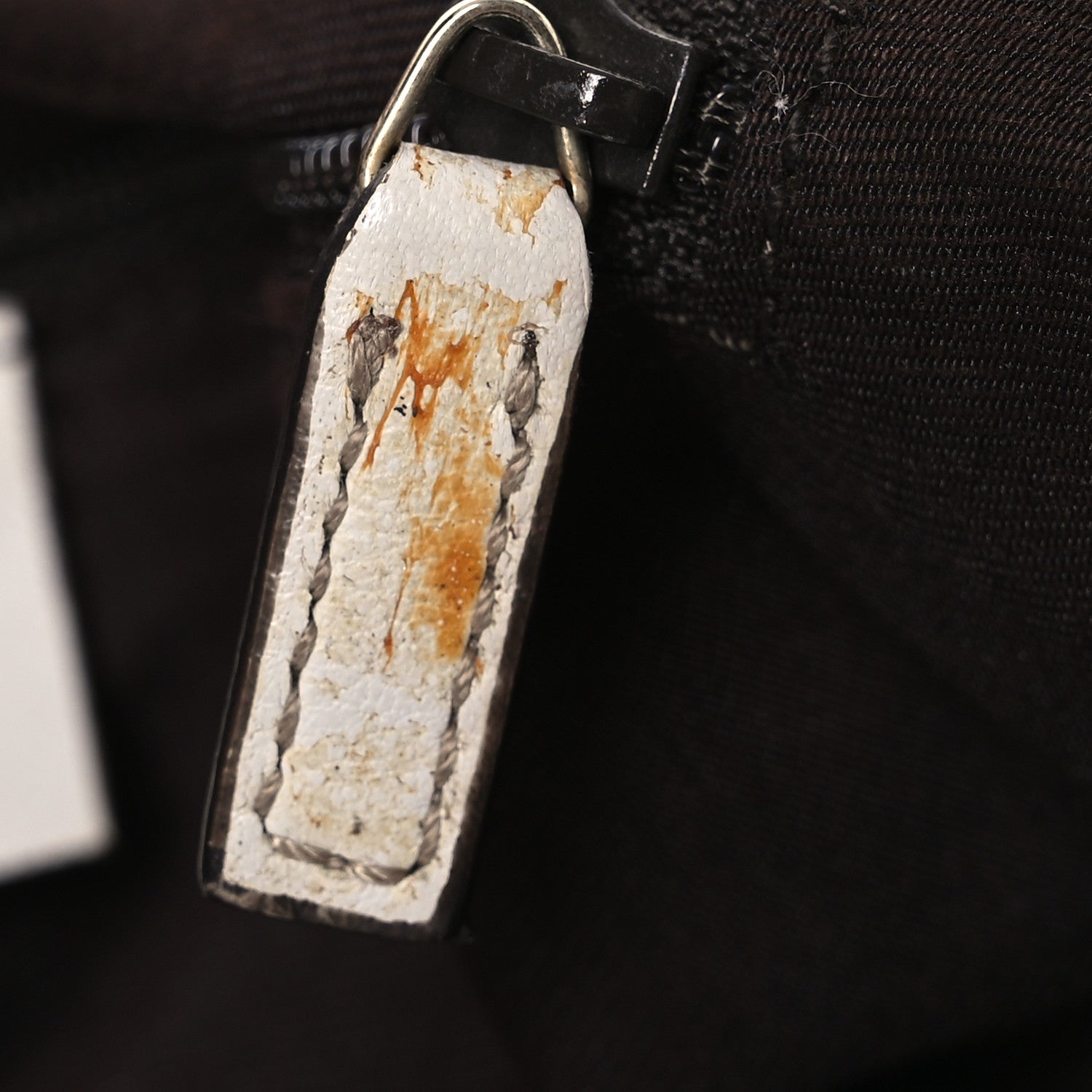 Gucci Monogram Medium D Gold Ring Hobo White 12 of 17