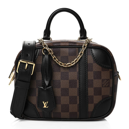 Louis Vuitton Damier Ebene Valisette Souple BB Black 1 of 9