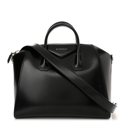 Givenchy Shiny Lord Calfskin Medium Antigona Black 1 of 10