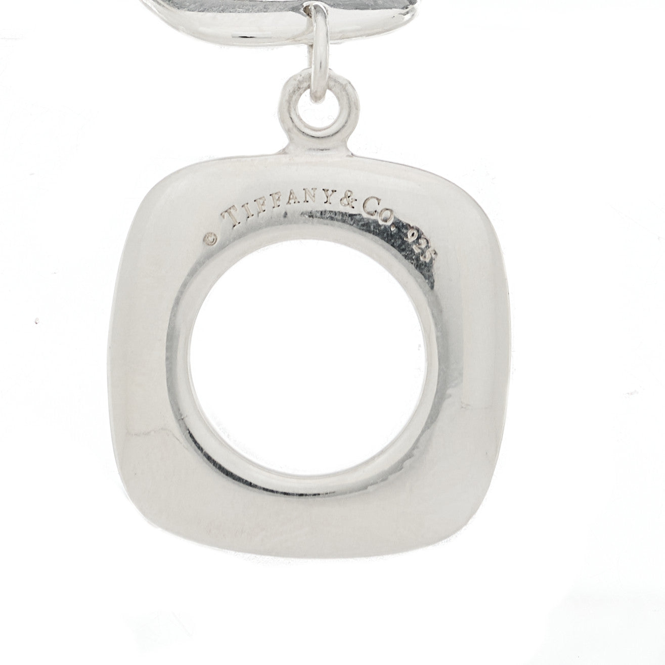 Tiffany Sterling Silver Cushion Square Link Toggle Bracelet 3 of 3