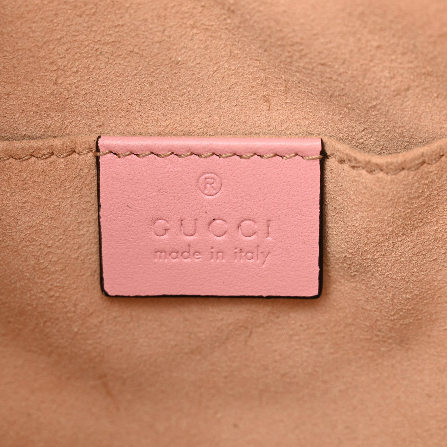 Gucci Calfskin Matelasse Small GG Marmont Chain Shoulder Bag Wild Rose 6 of 15