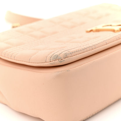 Burberry Lambskin Quilted Small Lola Bag Peach 9 of 21
