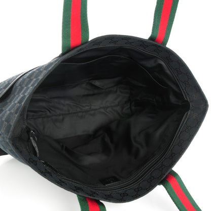 Gucci Monogram Web Large Diaper Tote Black 5 of 7