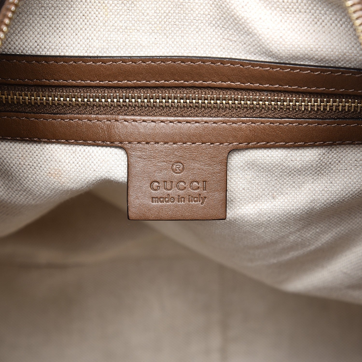 Gucci GG Supreme Monogram Margaux Calfskin Medium Nice Hobo Beige Ebony Acero 6 of 9