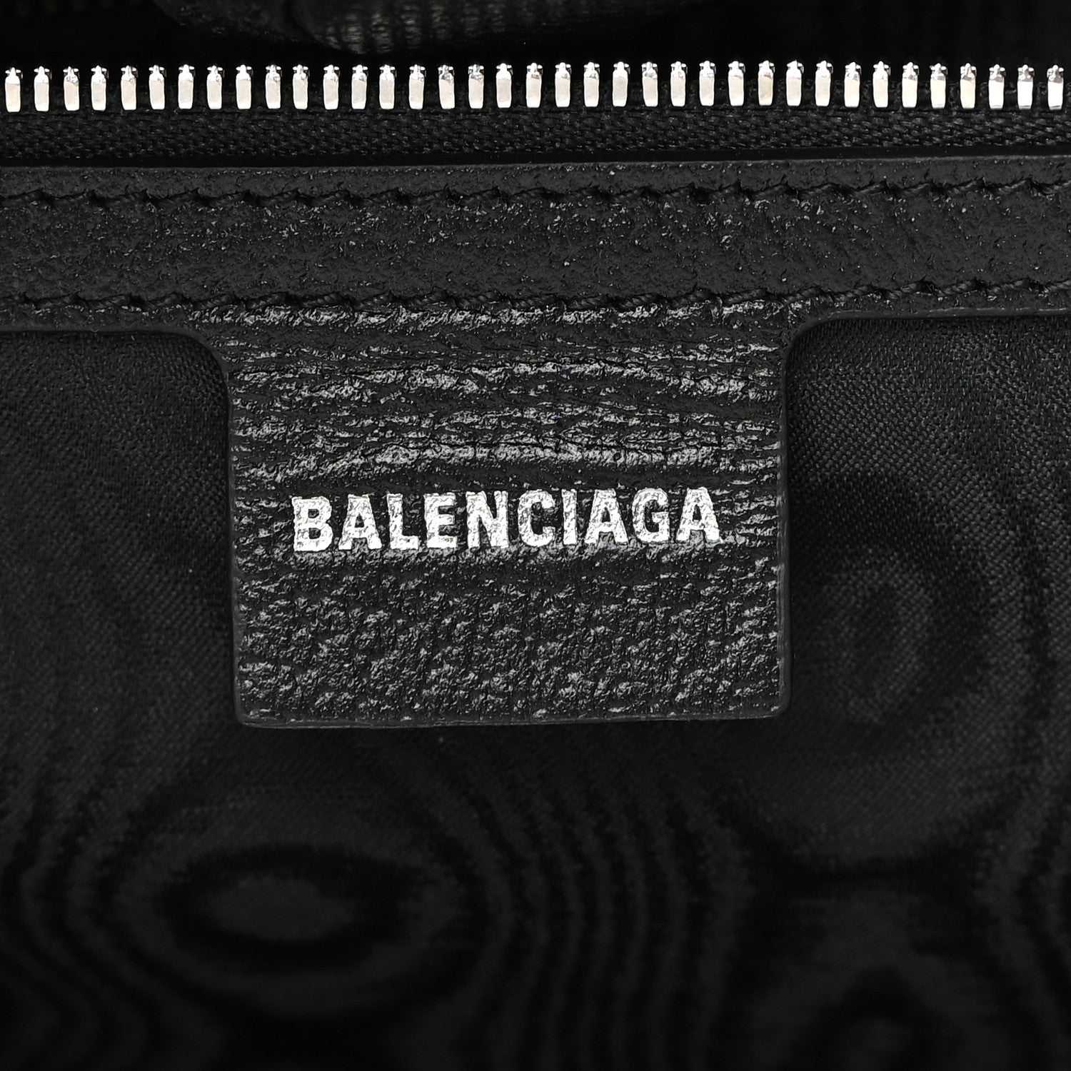 Gucci X BALENCIAGA BB Monogram Web Medium Ophidia Shopping Tote Black 6 of 10