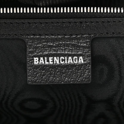 Gucci X BALENCIAGA BB Monogram Web Medium Ophidia Shopping Tote Black 6 of 10