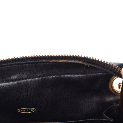 Chanel Lambskin Chevron Quilted Small Camera Case Black 14 of 18