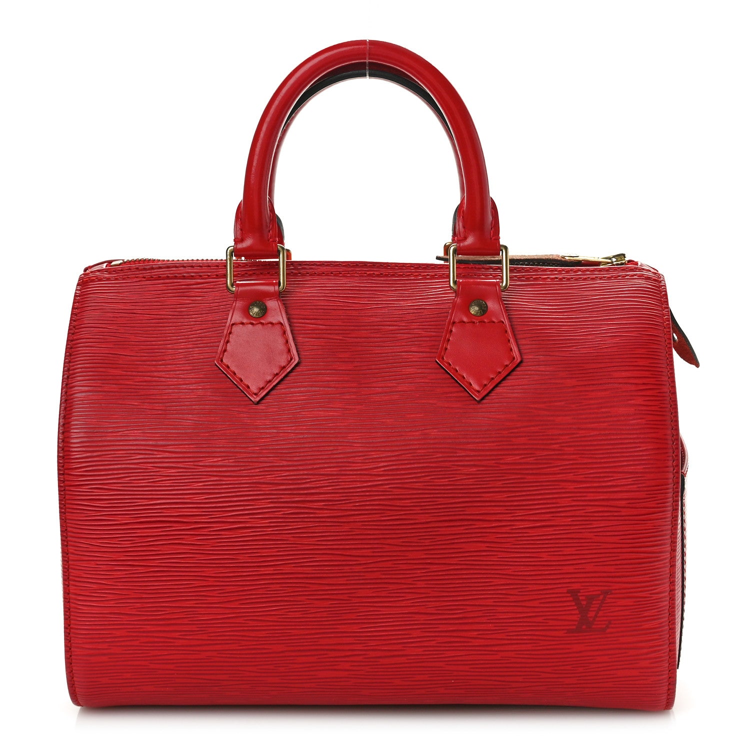Louis Vuitton Epi Speedy 25 Castillan Red 1 of 10