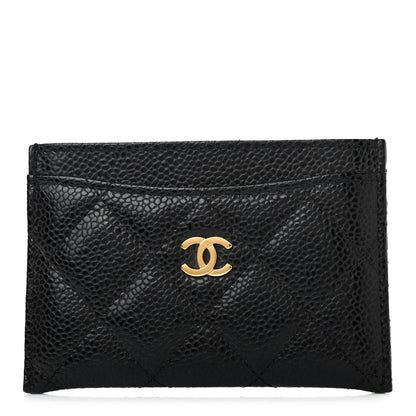 Chanel Caviar Quilted Card Holder Black 1 of 7