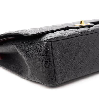 Chanel Caviar Quilted Maxi Double Flap Black 6 of 10