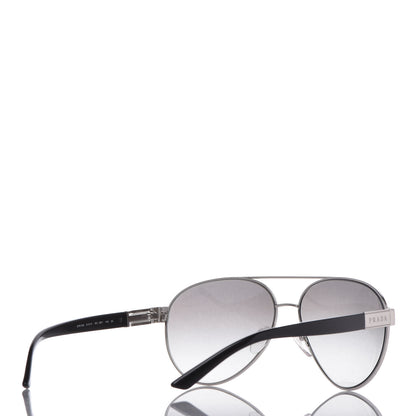 Prada Gradient Aviator Sunglasses SPR 59N Black 7 of 17