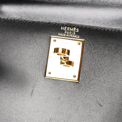 Hermes Box Kelly Sellier 28 Black 7 of 10