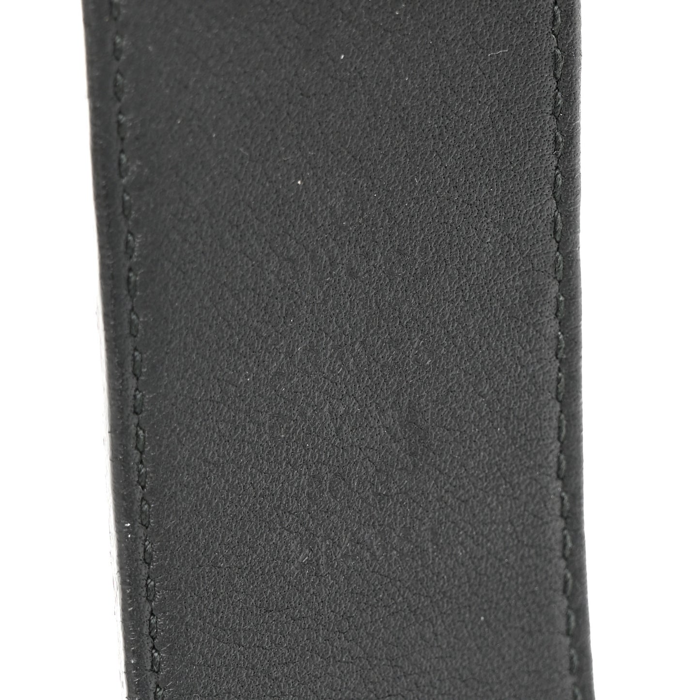 Calfskin Animal Studded Double G 40mm Belt 80 32 Black
