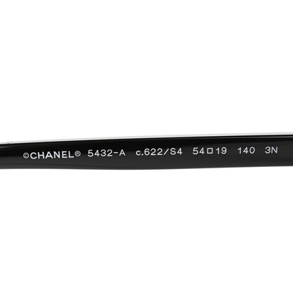 Chanel Acetate Cat Eye CC Sunglasses 5432-A Black 2 of 11