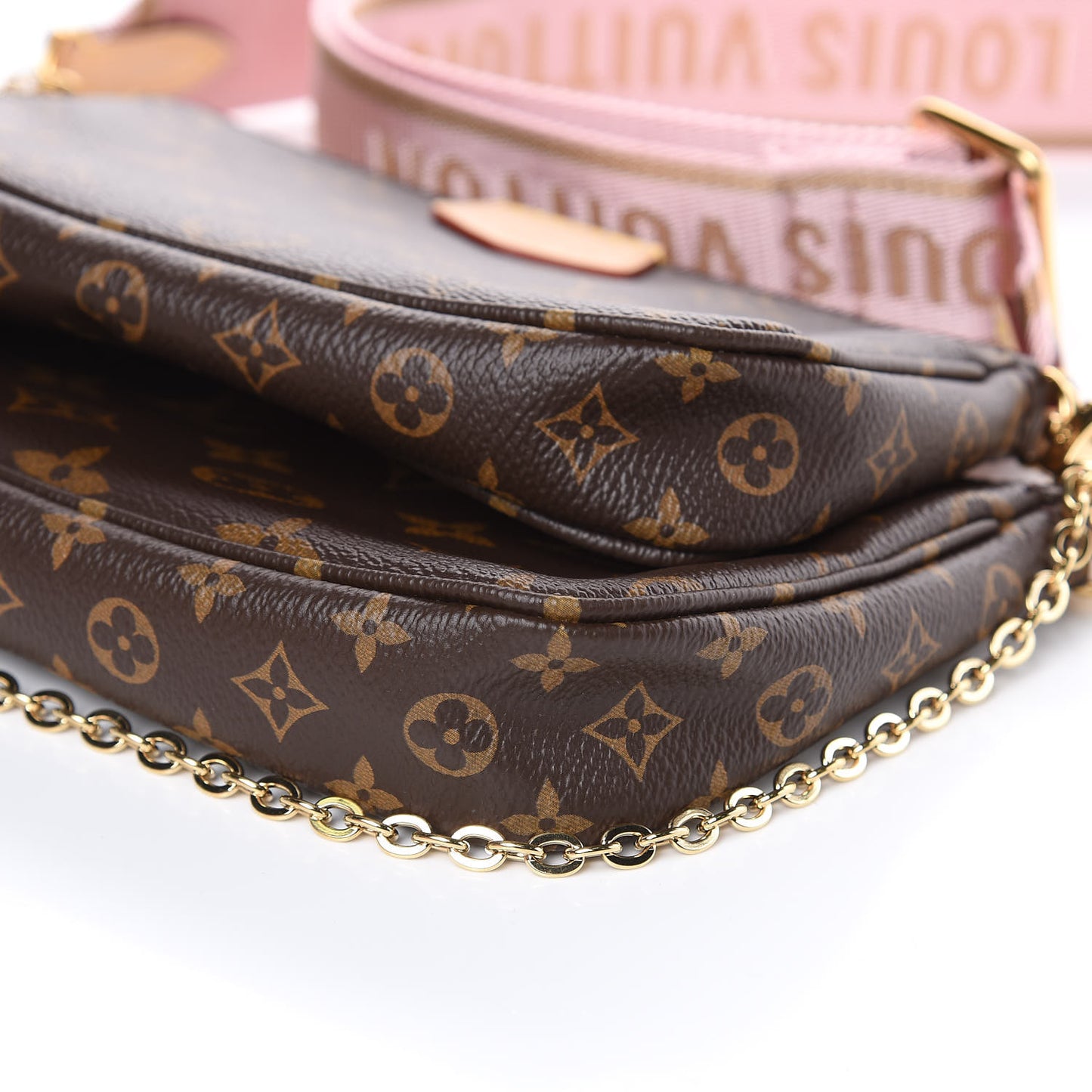 Monogram Multi Pochette Accessories Rose Clair