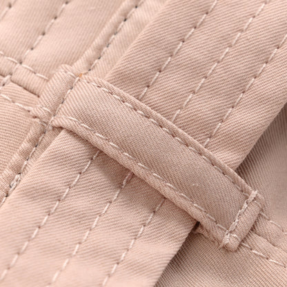 Burberry Cotton Gabardine Burberry Check Belted Heritage Bucket Hat M Sugar Pink 12 of 12