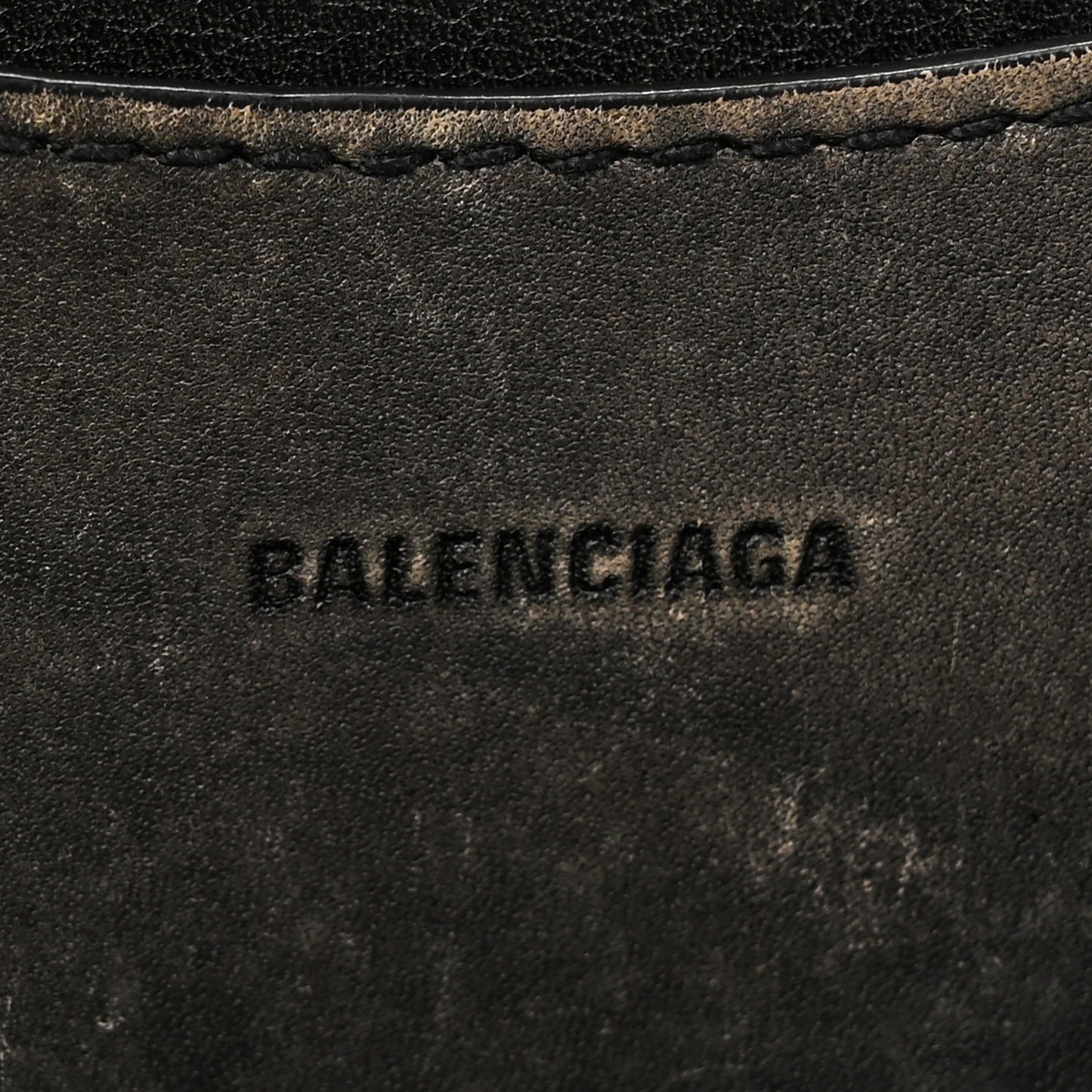 Used Calfskin Rust Hardware Neo Classic City Black