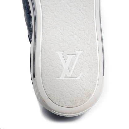 Louis Vuitton Damier Challenge Zip Up Sneakers 9 Blue 5 of 7