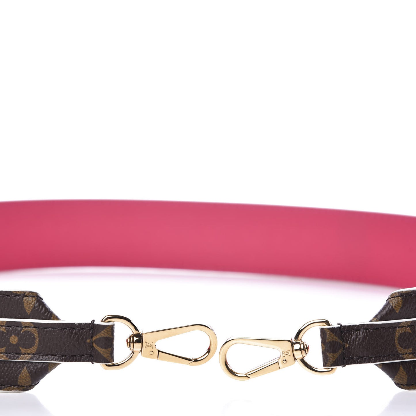Monogram Bandouliere Shoulder Strap Hot Pink