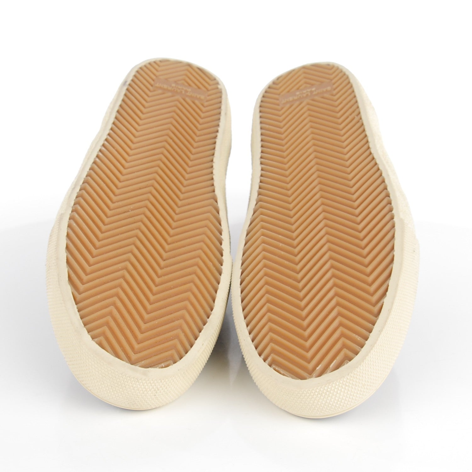 Saint Laurent Leopard Print Lame Skate Slip On Sneakers 41.5 Gold 5 of 9