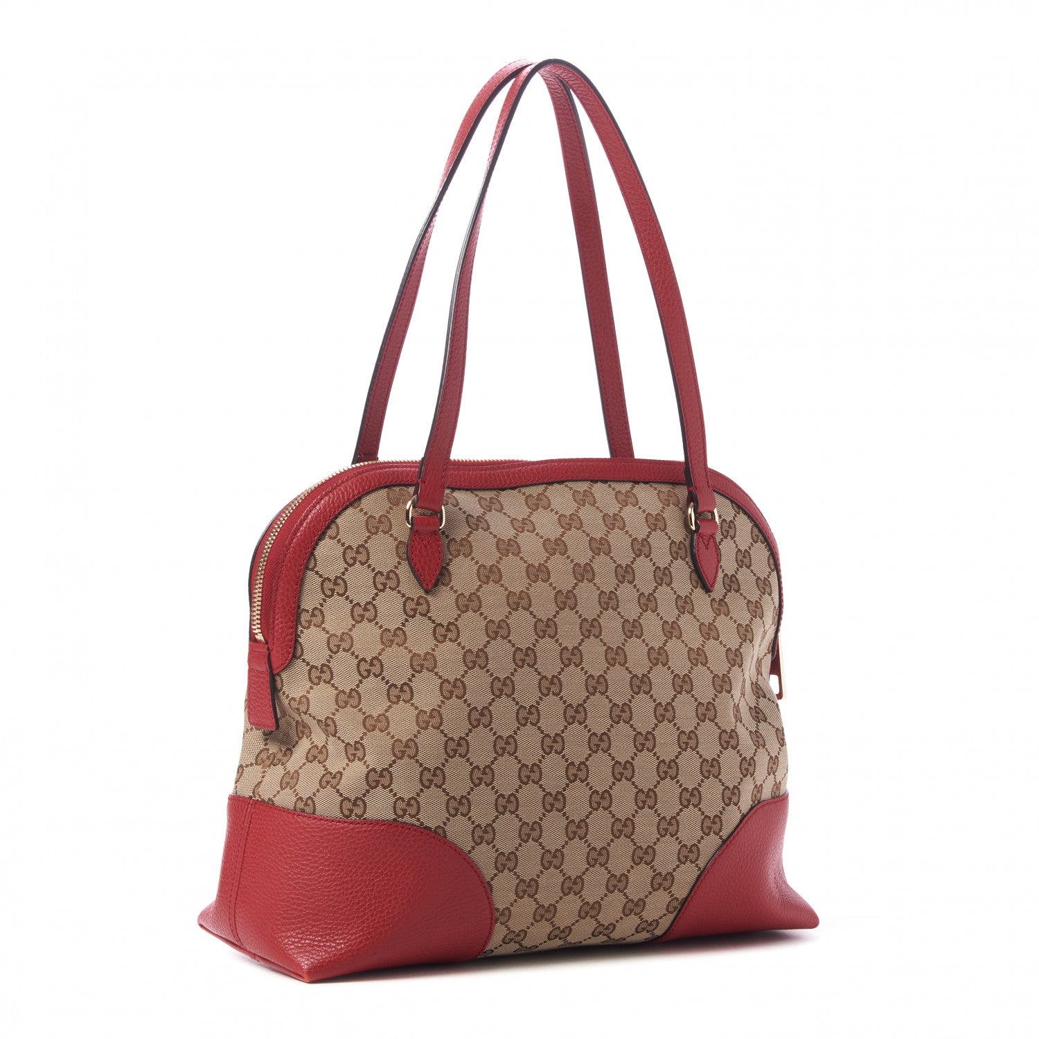 Gucci Monogram Medium Bree Shoulder Bag Red 3 of 9