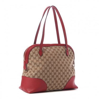 Gucci Monogram Medium Bree Shoulder Bag Red 3 of 9