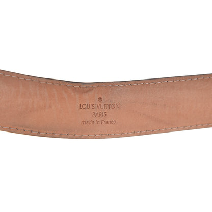 Louis Vuitton Damier Ebene 30mm Ellipse Belt 100 40 6 of 6