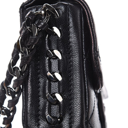 Chanel Glazed Caviar Quilted Modern Chain Flap Black 12 of 15