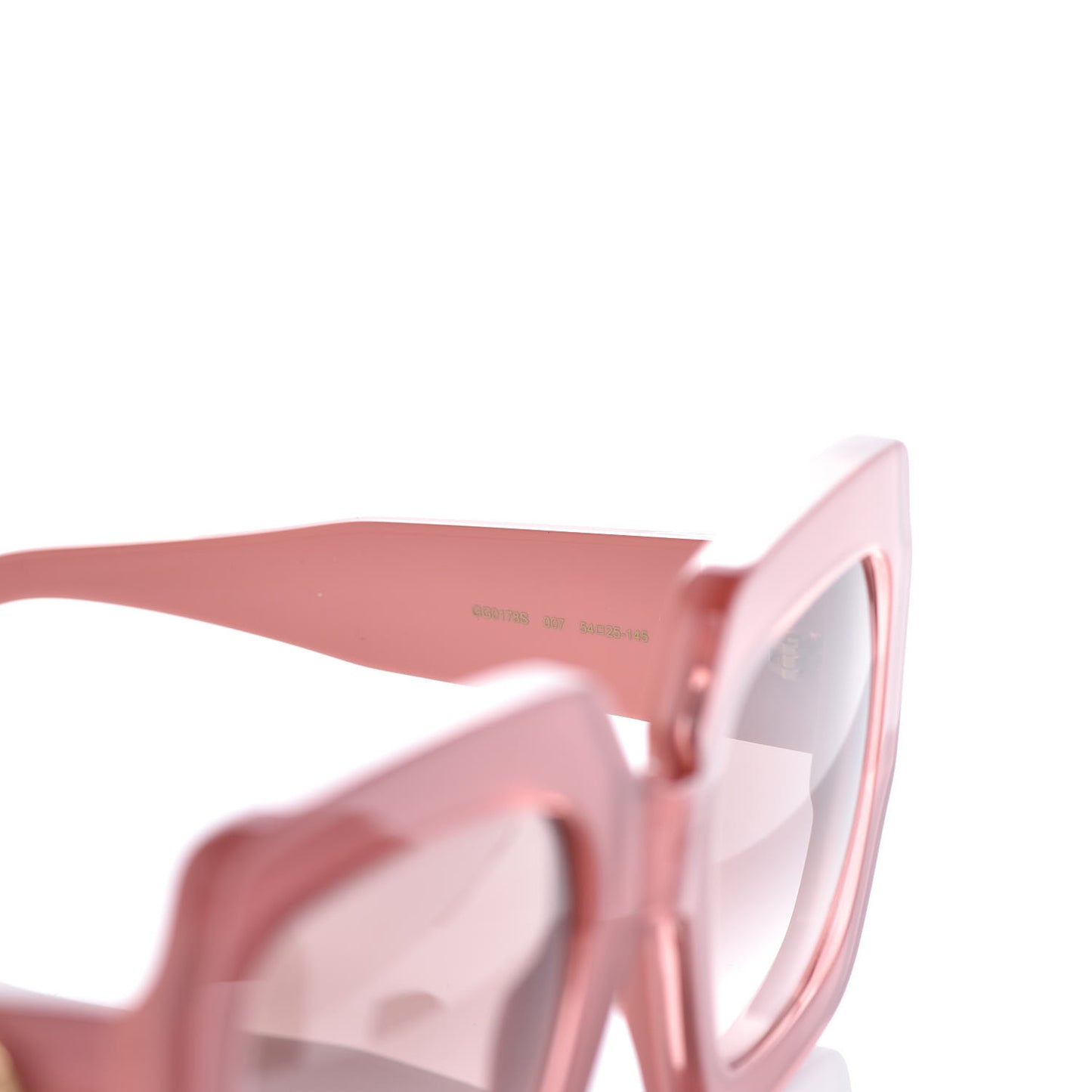 Square Frame GG0178S Sunglasses Rose Brown